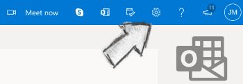 Outlook settings icon